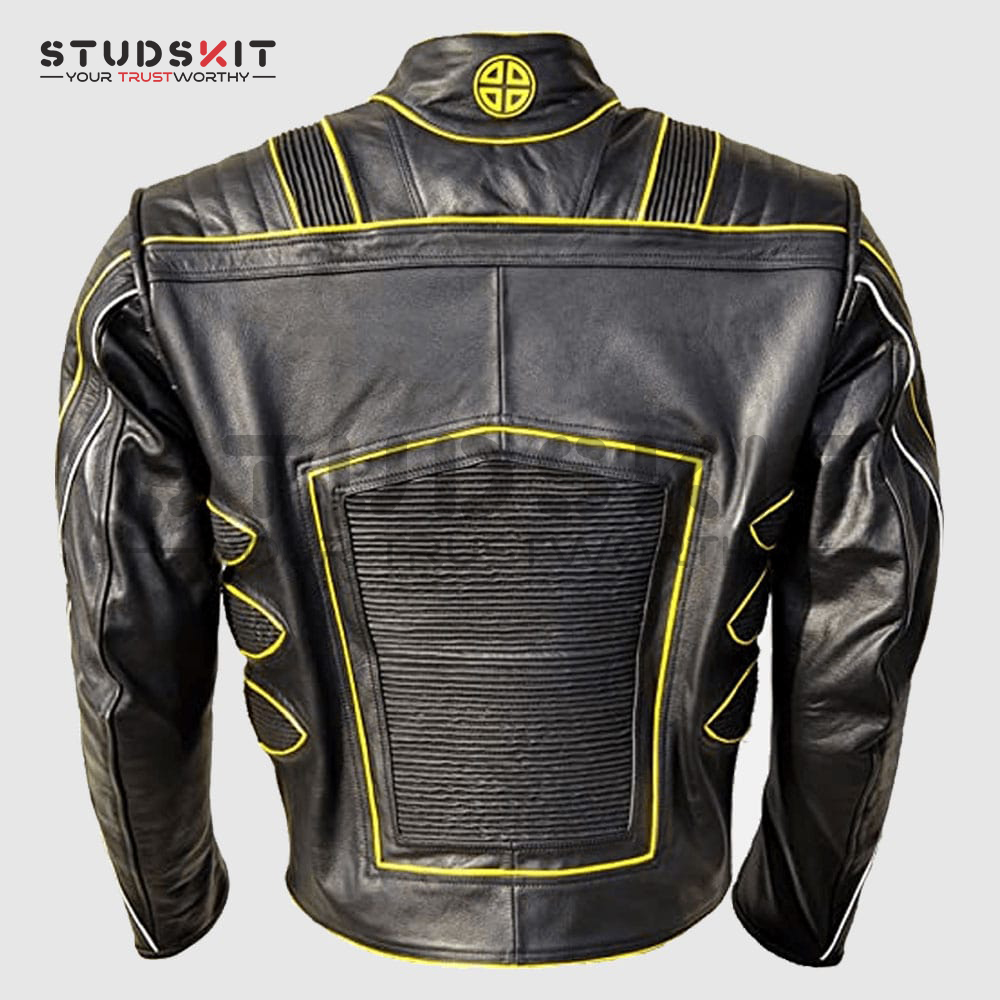 coolhides Mens Genuine Leather Bomber Style Jacket 