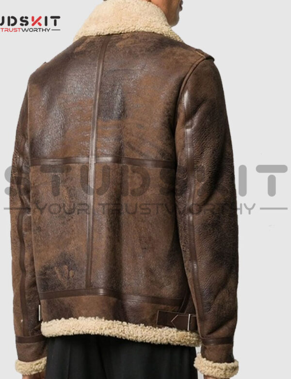 Golder Sheep Shearling Leather Jacket