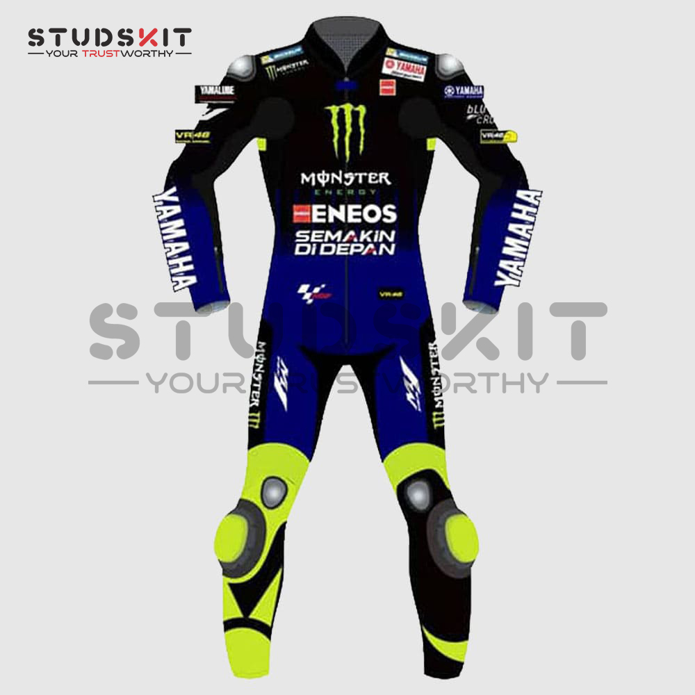 YAMAHA Monster Energy MotoGP Rossi Replica Biker Racing Suit
