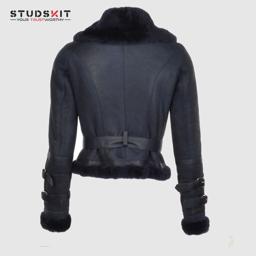 Adorable Black Leather Jacket For Women